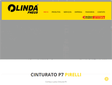 Tablet Screenshot of olindapneus.com.br